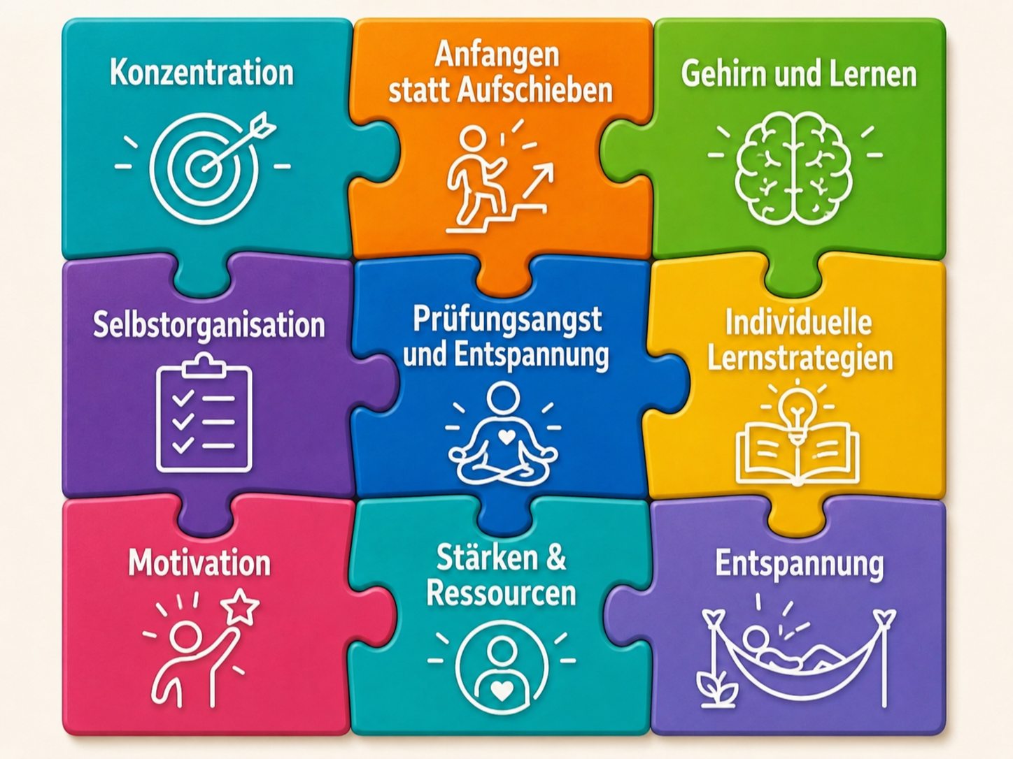Puzzle über Lerncoaching